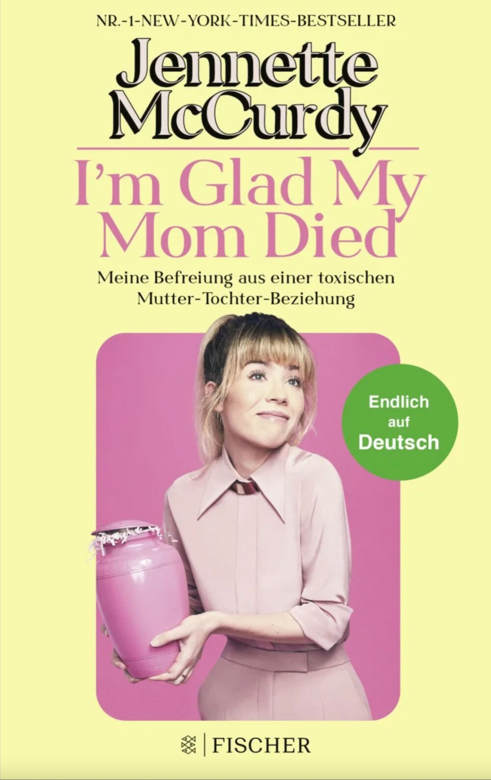 I'm Glad My Mom Died, Autorin: Jennette McCurdy, Übersetzt von: Henriette Zeltner-Shane, Sylvia Bieker, Verlag: FISCHER Taschenbuch, Erscheinungsdatum: 24.05.2023, ISBN: 978-3-596-70888-8