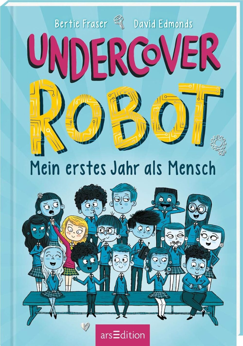 Undercover Robot Mein erstes Jahr als Mensch Autor: David Edmonds Übersetzerin: Henriette Zeltner-Shane Verlag: arsEdition Erscheinungsdatum: 22.03.2021 ISBN: 978-3-8458-3965-3